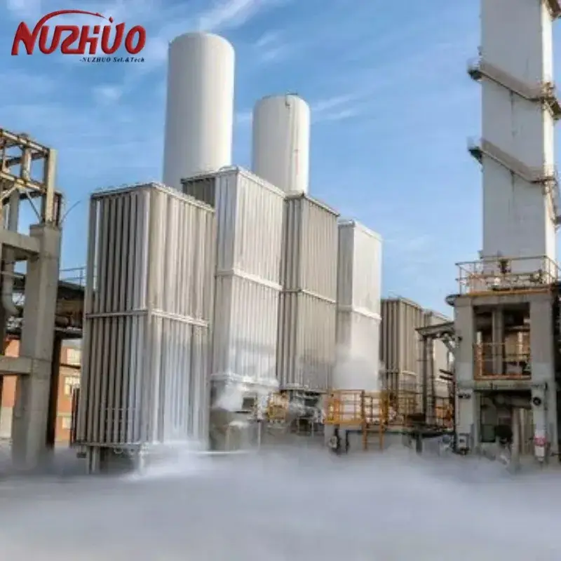 Nuzhuo - Nhà máy tách không khí cryogenic với máy lỏng nitơ và argon, kích thước lớn