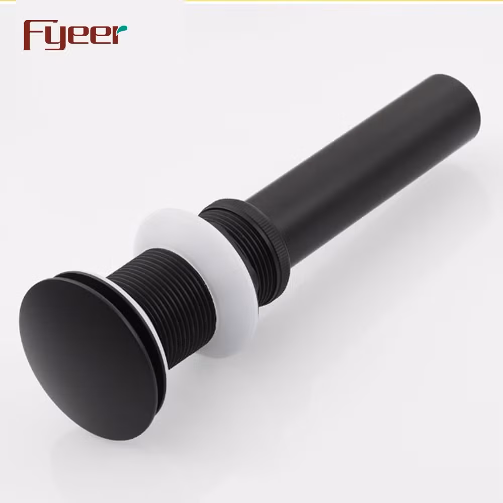 Bộ thoát nước Fyeer không có lỗ thoát nước từ đồng đen chất lượng cao hình ảnh 11-description