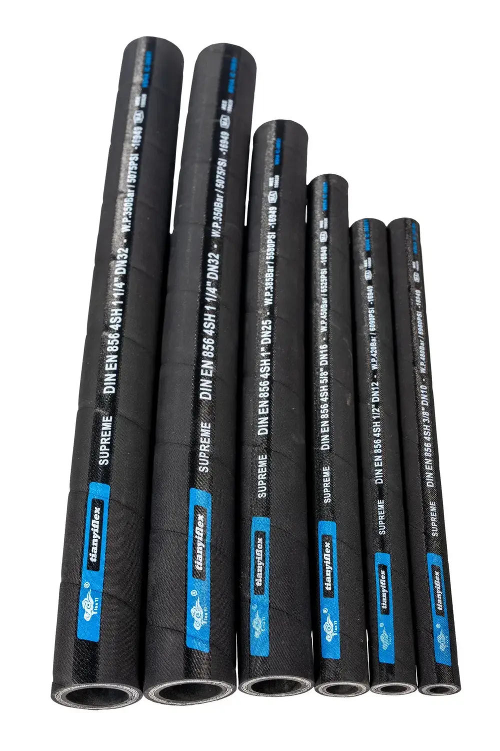Dây thép bện xoắn ốc ống cao su thủy lực và phụ kiện, ống linh hoạt và hơi EPDM cho ứng dụng công nghiệp