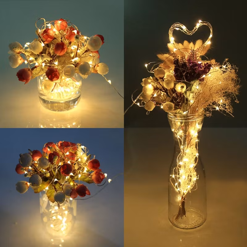 Dải đèn LED Fairy kiểu rèm 3m - Sự lựa chọn hoàn hảo cho trang trí Giáng sinh, vườn hoặc đám cưới hình ảnh 11-description