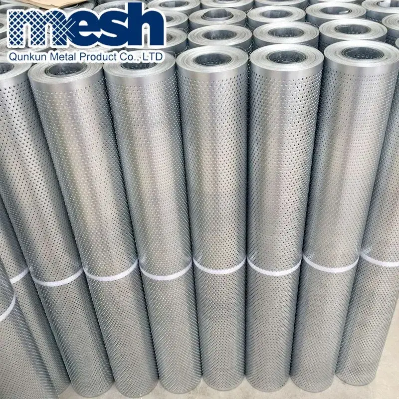 Lưới loa tròn làm từ thép không gỉ, có lỗ perforated