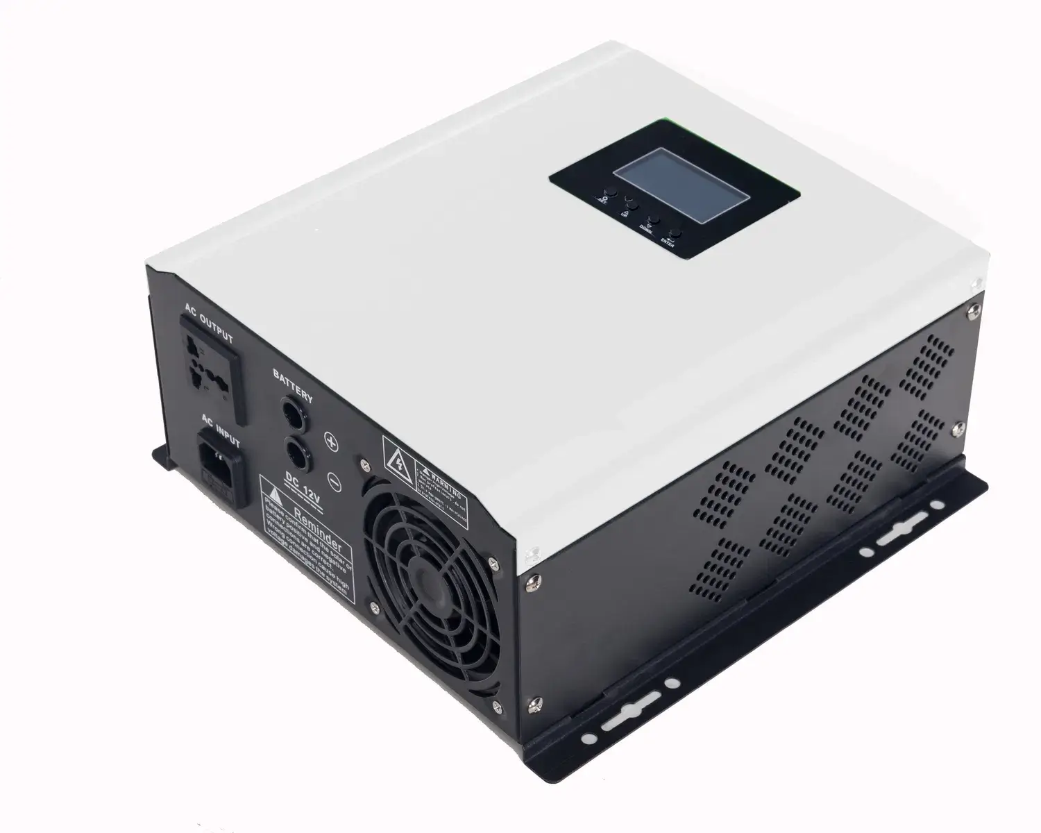 1200W Inverter Só Sinusoid Tinh Khiết đi kèm Bộ Điều Khiển PWM 30A và Chức Năng UPS Inverter cho Máy Phun Sương Trong Nhà