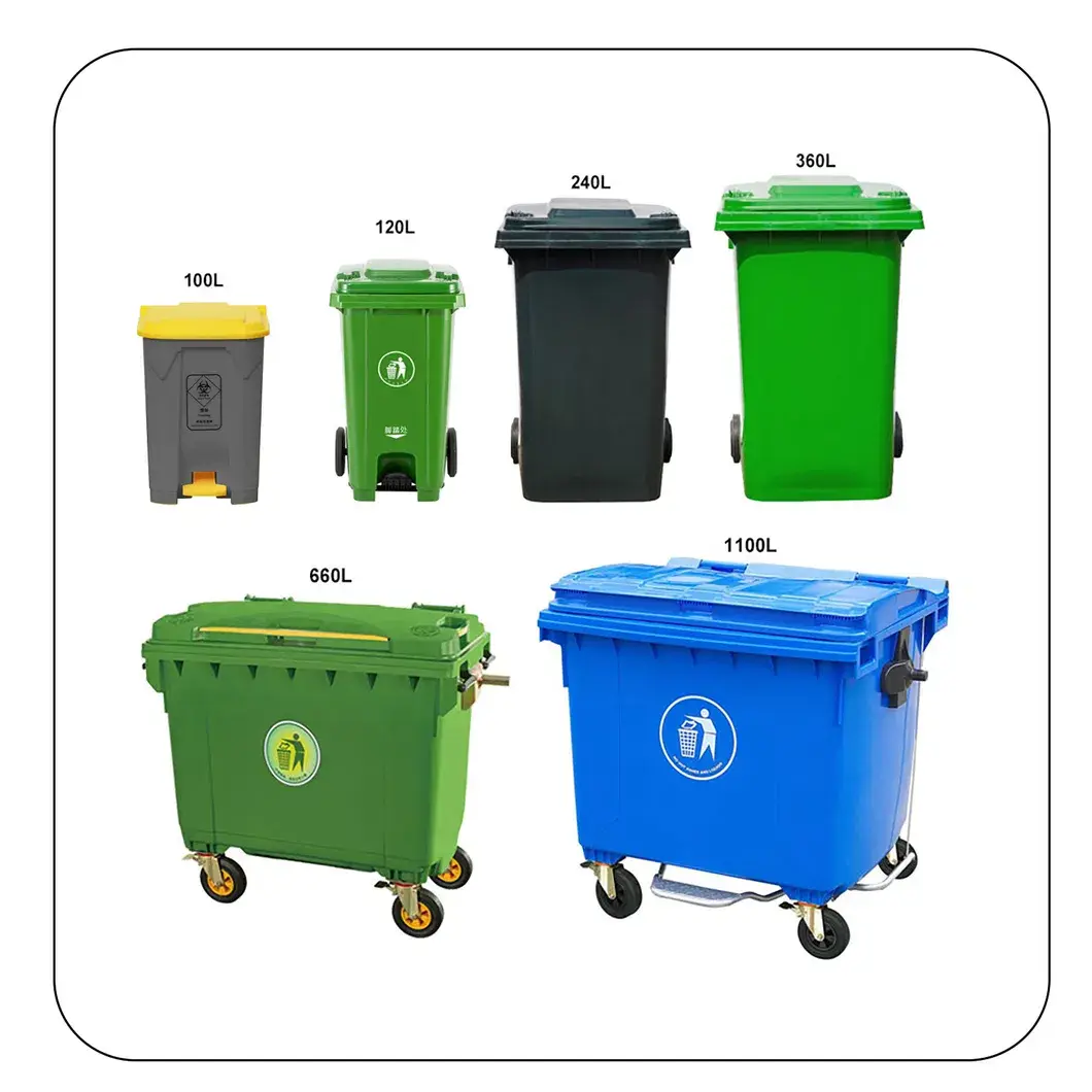 Thùng rác nhựa tái chế Eco Green: Lựa chọn hoàn hảo cho cộng đồng đô thị và công viên hình ảnh 15-description