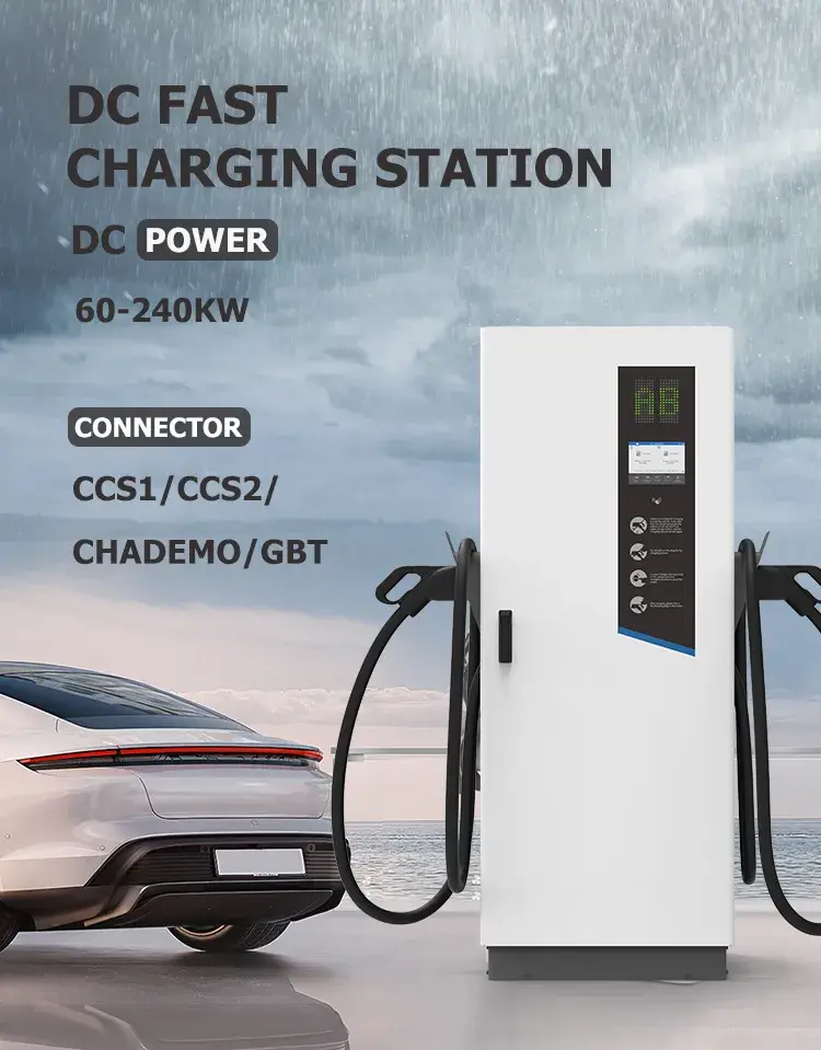 Trạm Sạc Xe Điện DC 120kw từ Nhà Sản Xuất, Sạc Nhanh cho Xe Điện hình ảnh 12-description