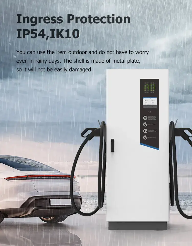 Trạm Sạc Xe Điện DC 120kw từ Nhà Sản Xuất, Sạc Nhanh cho Xe Điện hình ảnh 15-description