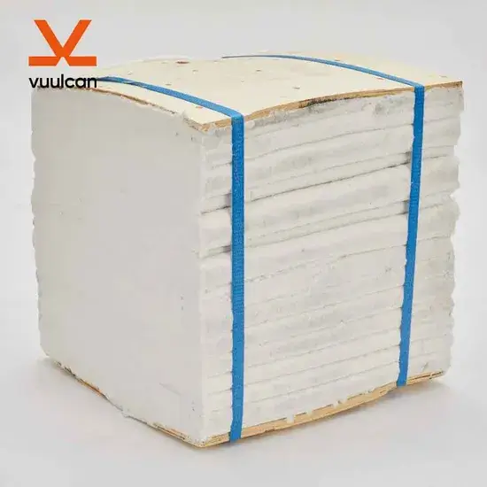 Mô-đun Sợi Gốm Cách Nhiệt Chống Cháy 1260 Tiêu Chuẩn, Mô-đun Gập Lại Chăn Sợi Gốm với Giá Đỡ Chống Cháy