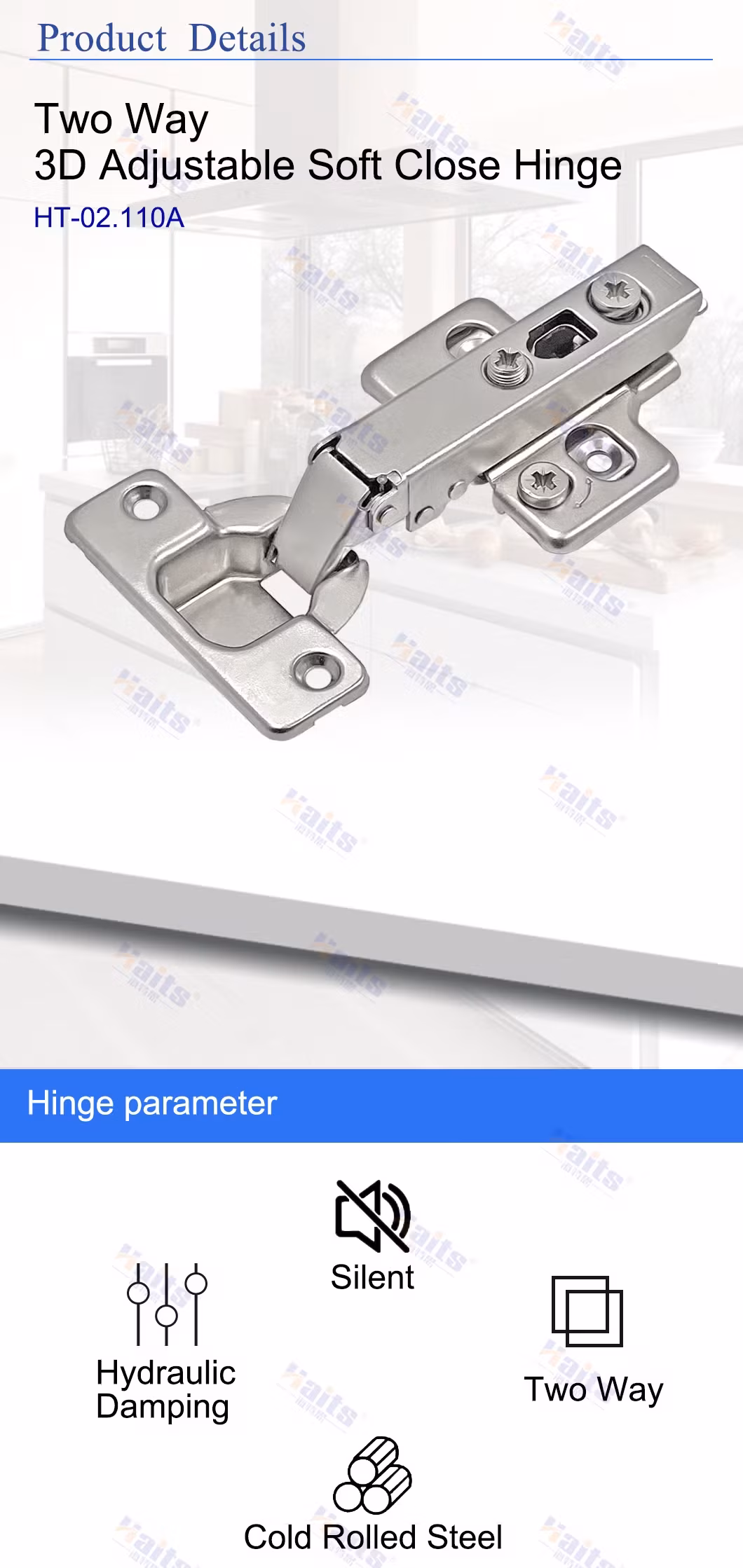 Bản lề góc tủ 35mm, sự lựa chọn hoàn hảo cho việc đóng mềm và điều chỉnh hình ảnh 12-description