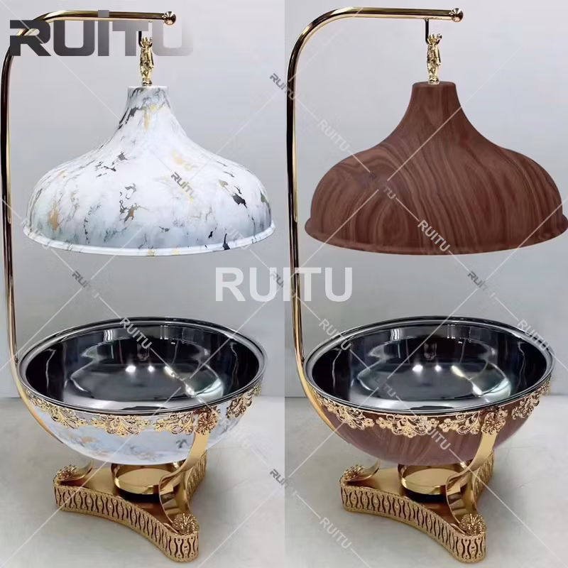 Thiết bị tiệc buffet hiện đại dành cho nhà hàng khách sạn, bao gồm nắp bản lề treo móc và chén giữ nhiệt kiểu Ấn Độ cho đám cưới hình ảnh 12-description