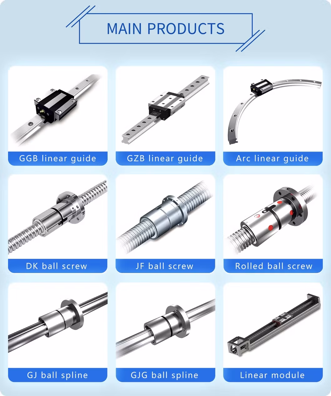 Chuyên Thiết Kế Trục Bánh Vít Spline Gcr15 Tùy Chỉnh cho Máy Tiện CNC hình ảnh 12-description