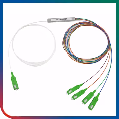 Bộ chia sợi quang mini thép FTTH 1X2 1X4 1X8 1X16 Fbt Copuler 0.9mm 2way 4way 8way PLC hình ảnh 12-description