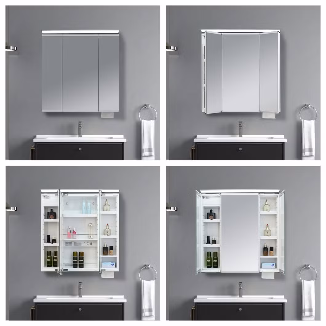 Gương phòng tắm đa chức năng với đèn LED nền sáng kiểu dáng độc đáo hình ảnh 12-description