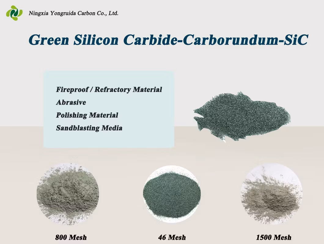 Đánh bóng kính quang học với vật liệu mài mịn hạt silicon carbide xanh 98% chất lượng cao 80/100/120 hình ảnh 12-description
