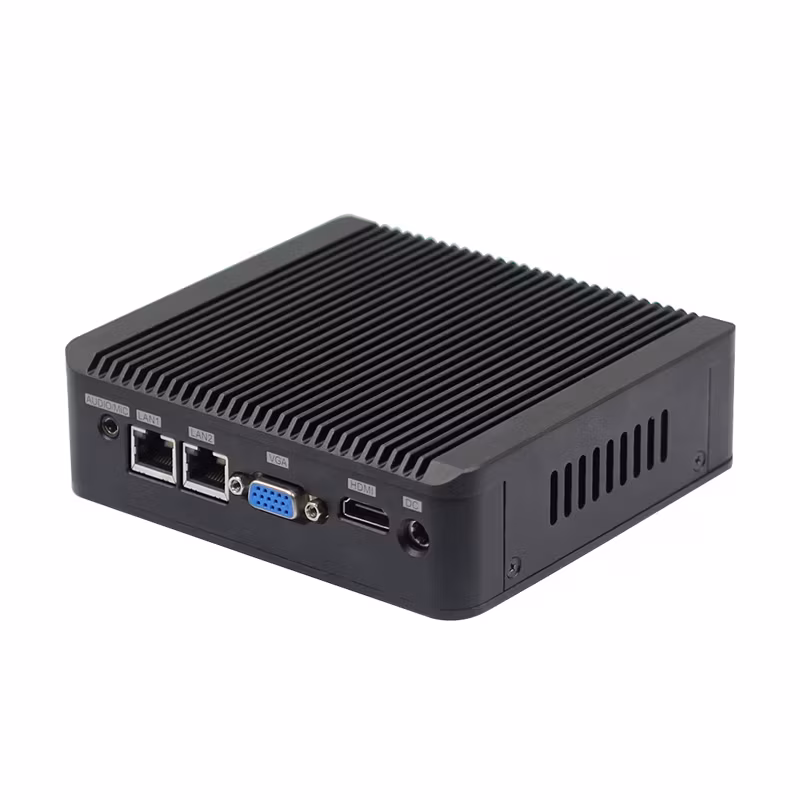 Máy tính công nghiệp không quạt N5000 2LAN DDR4 2COM - Thiết bị nhỏ gọn cho môi trường công nghiệp hình ảnh 12-description