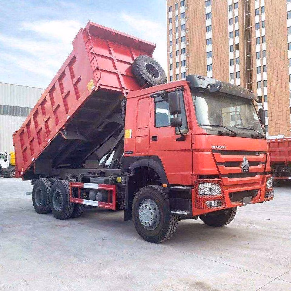 Xe tải HOWO 10 bánh xe, công suất 371/380HP, mới/đã qua sử dụng, hệ thống lái bên trái hình ảnh 12-description