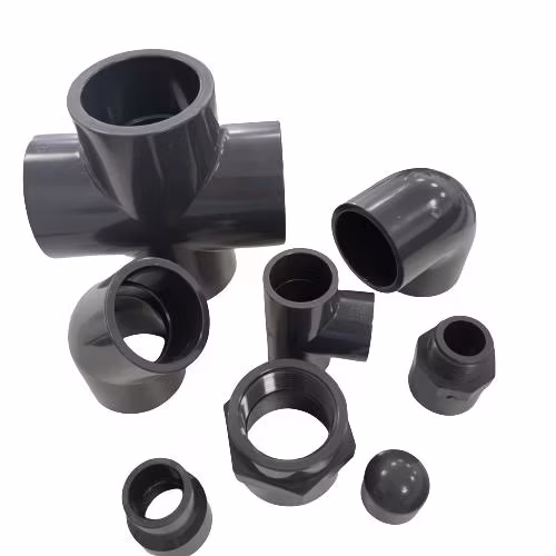 Phụ kiện ống nhựa đúc Salvador Grey theo chuẩn DIN Pn16 - Sản phẩm kết nối ống nhựa UPVC cung cấp nước, bao gồm nắp ống hình ảnh 12-description