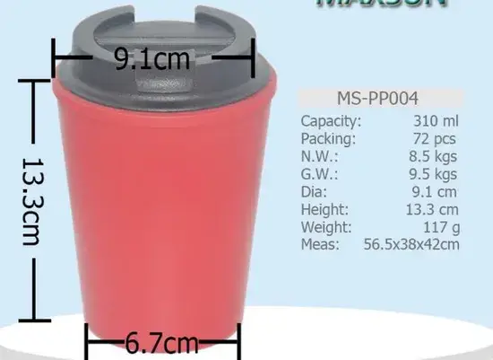Cốc cà phê 12oz đa năng sử dụng tại văn phòng và khi di chuyển