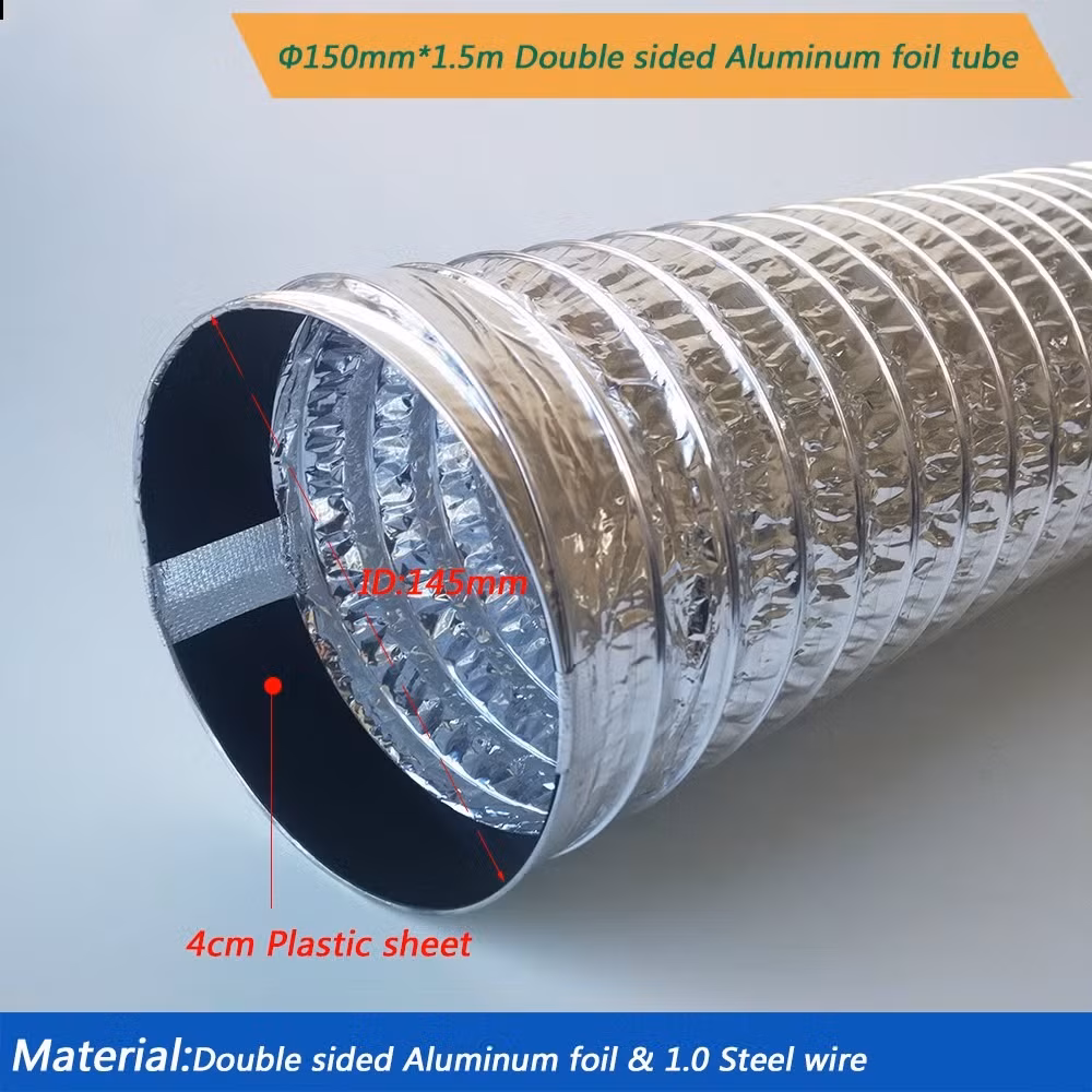 Ống linh hoạt thông gió cho thiết bị máy sấy quần áo PVC HAVC hình ảnh 13-description