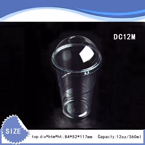 Cốc nước lạnh 12oz là sản phẩm in tùy chỉnh từ chất liệu nhựa trong suốt không gian hình ảnh 13-description