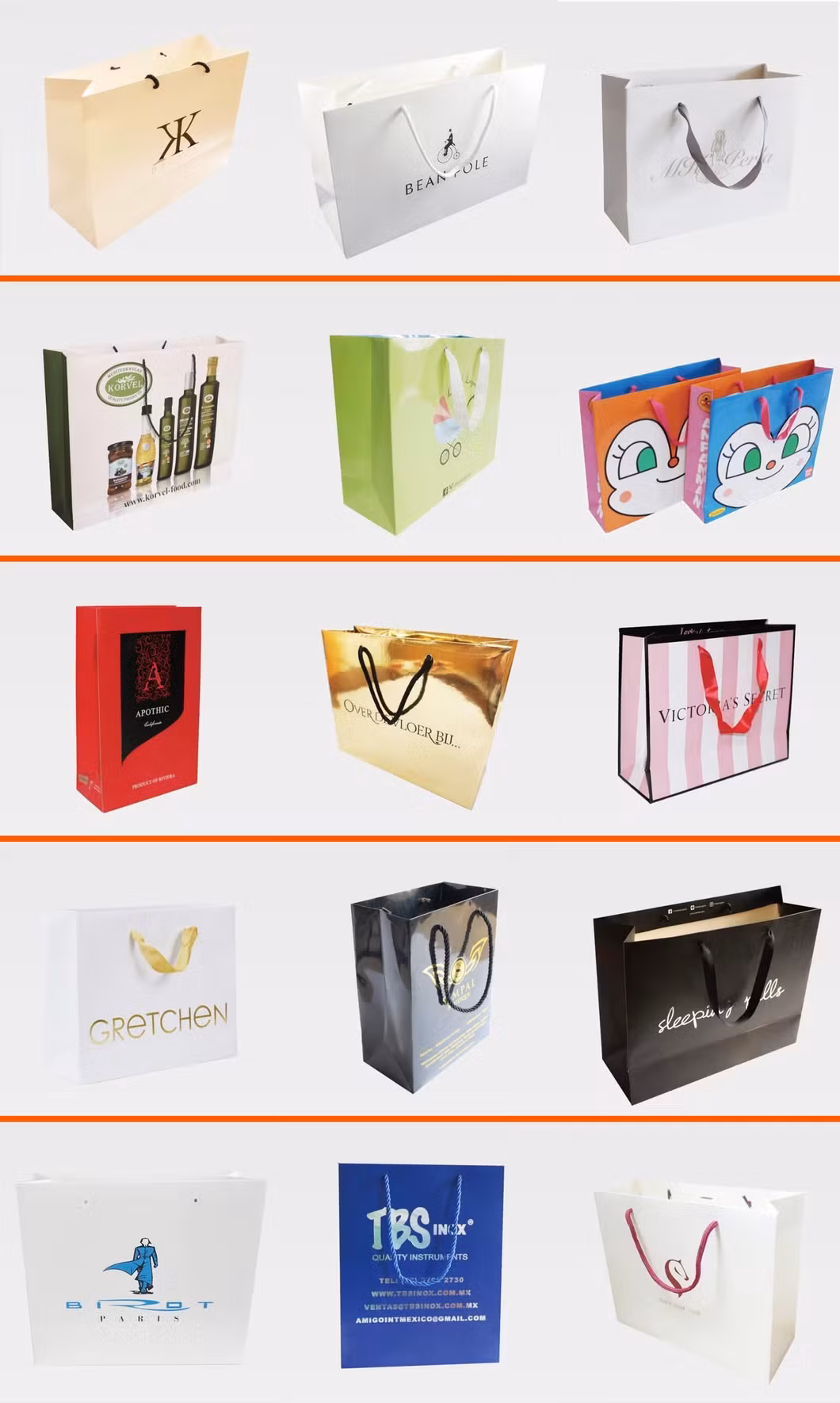 Túi giấy cá nhân hóa chất lượng cao dành cho mua sắm, quà tặng và đựng quần áo với nơ và tay cầm hình ảnh 13-description