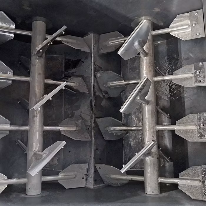 Máy trộn hai trục paddle với vật liệu thép carbon và thép không gỉ chất lượng cao hình ảnh 13-description