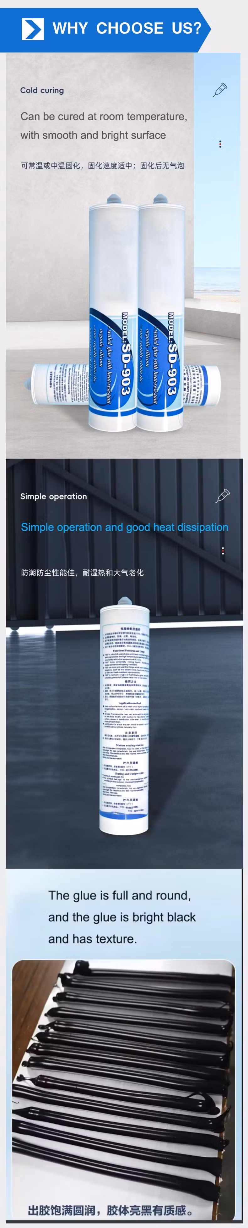 Keo silicone sửa chữa hiệu quả cho vết nứt trên các bề mặt đường hình ảnh 13-description