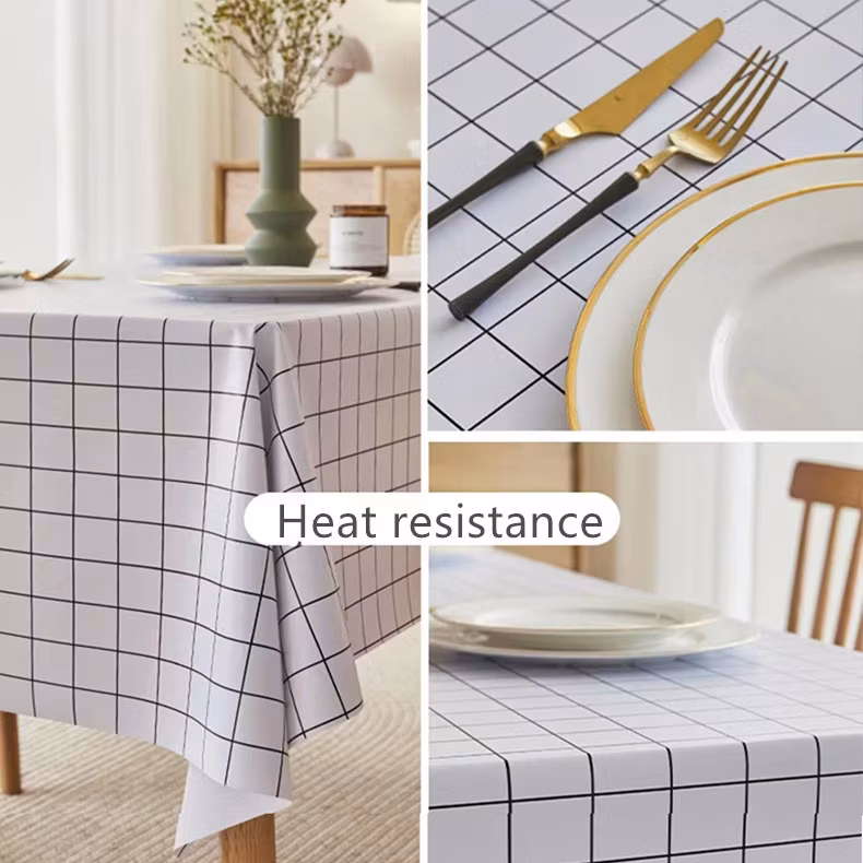 Vật liệu PVC Vinyl chịu nhiệt dành cho trải bàn ăn bếp hình ảnh 13-description