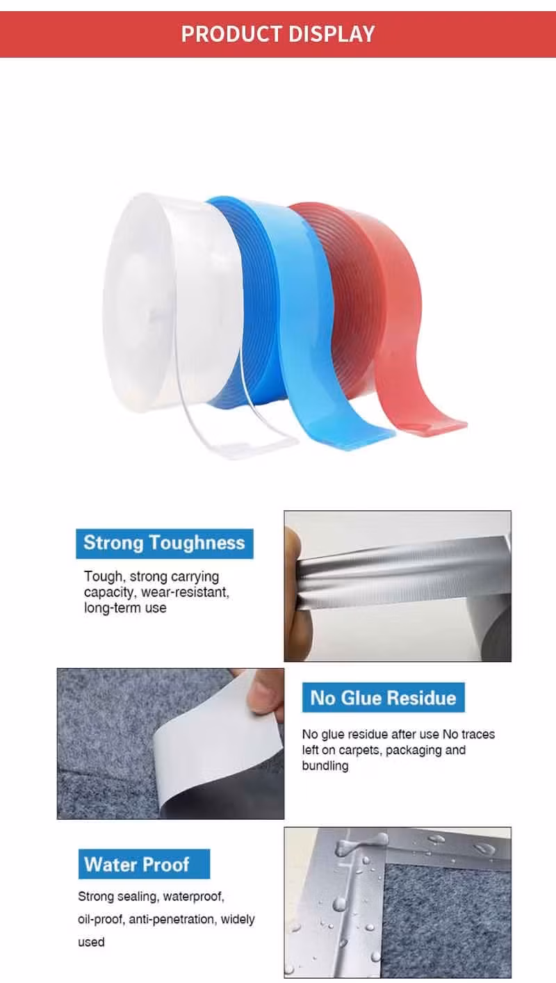 Băng dính hai mặt trong suốt Lite Plus - Sản phẩm chất lượng cao không thấm nước hình ảnh 13-description