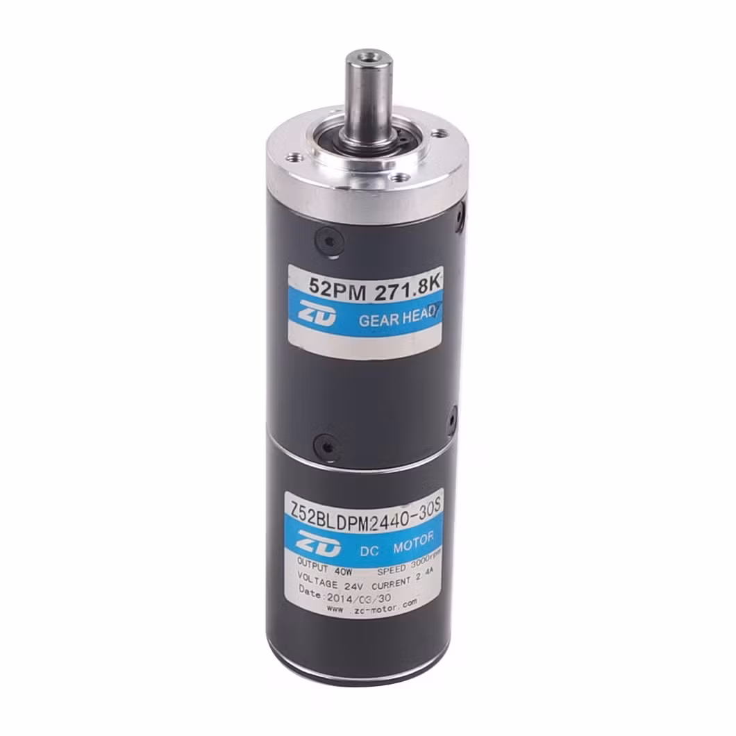 ZD Bàn chải Động cơ 52mm với hệ thống bánh răng hành tinh chính xác không cần chổi than hình ảnh 13-description