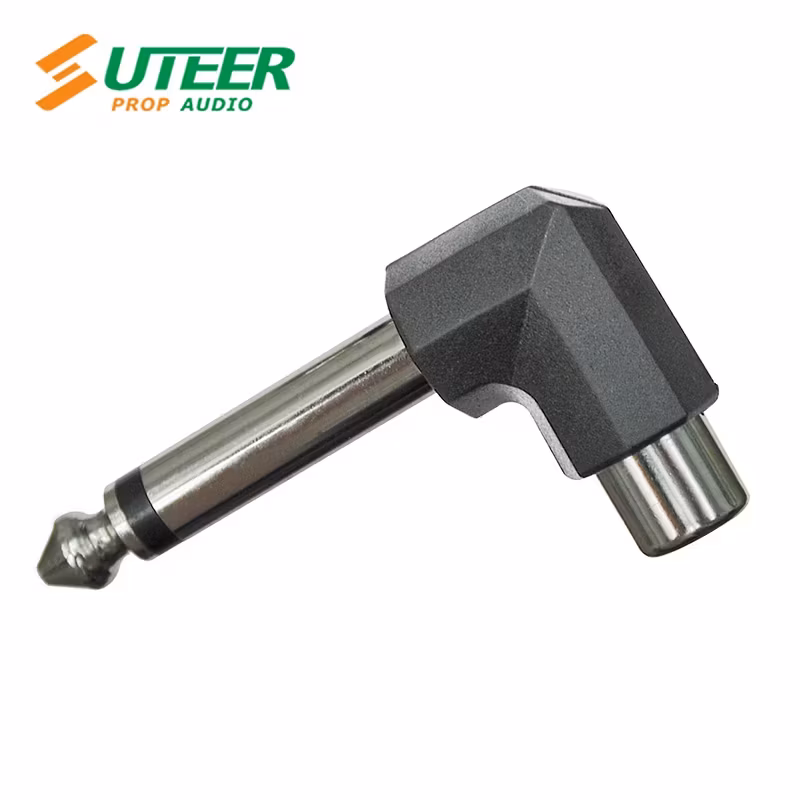 Adapter Đầu cắm Mono 6.35mm sang RCA Nữ Góc Phải - Bộ chuyển đổi 1/4 inch hình ảnh 13-description