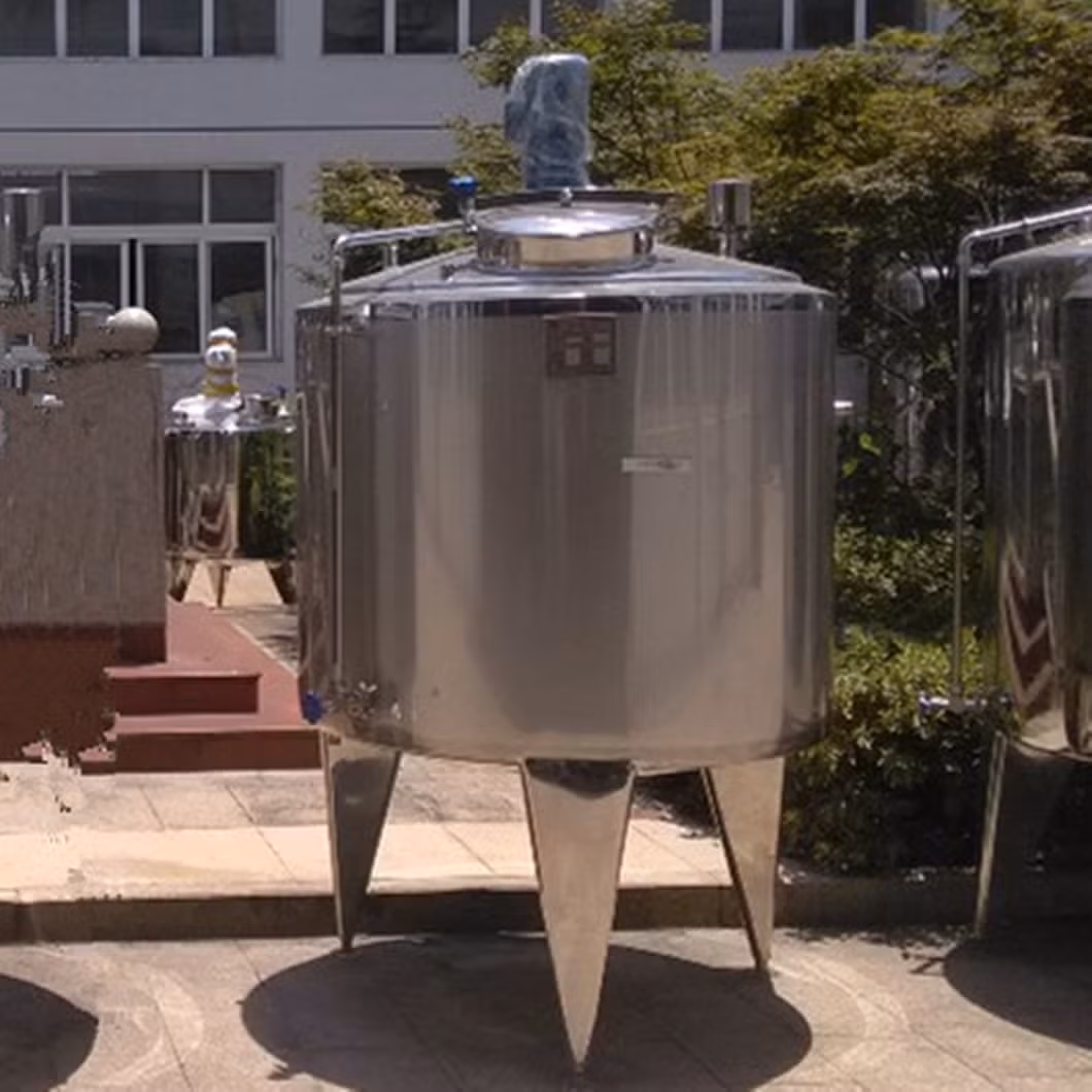 Bể lên men bằng vật liệu không gỉ, có khả năng gia nhiệt, khuấy trộn, làm mát và đựng chất lỏng hình ảnh 13-description