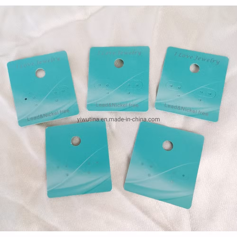 Thẻ Đeo Bông Tai Giấy Xanh Tùy Chỉnh - Lựa Chọn Phong Cách Cho Trưng Bày Trang Sức và Dây Chuyền hình ảnh 13-description