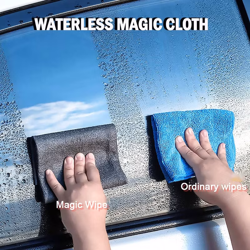 Miếng lau Esun Magic với công nghệ vi sợi đa chức năng, loại bỏ dấu vết và làm sáng gương cho xe nội trợ hình ảnh 13-description