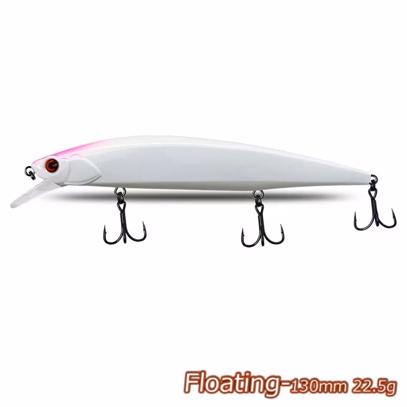 130mm/22.5g Mồi Cứng Cho Câu Cá Nổi hình ảnh 13-description