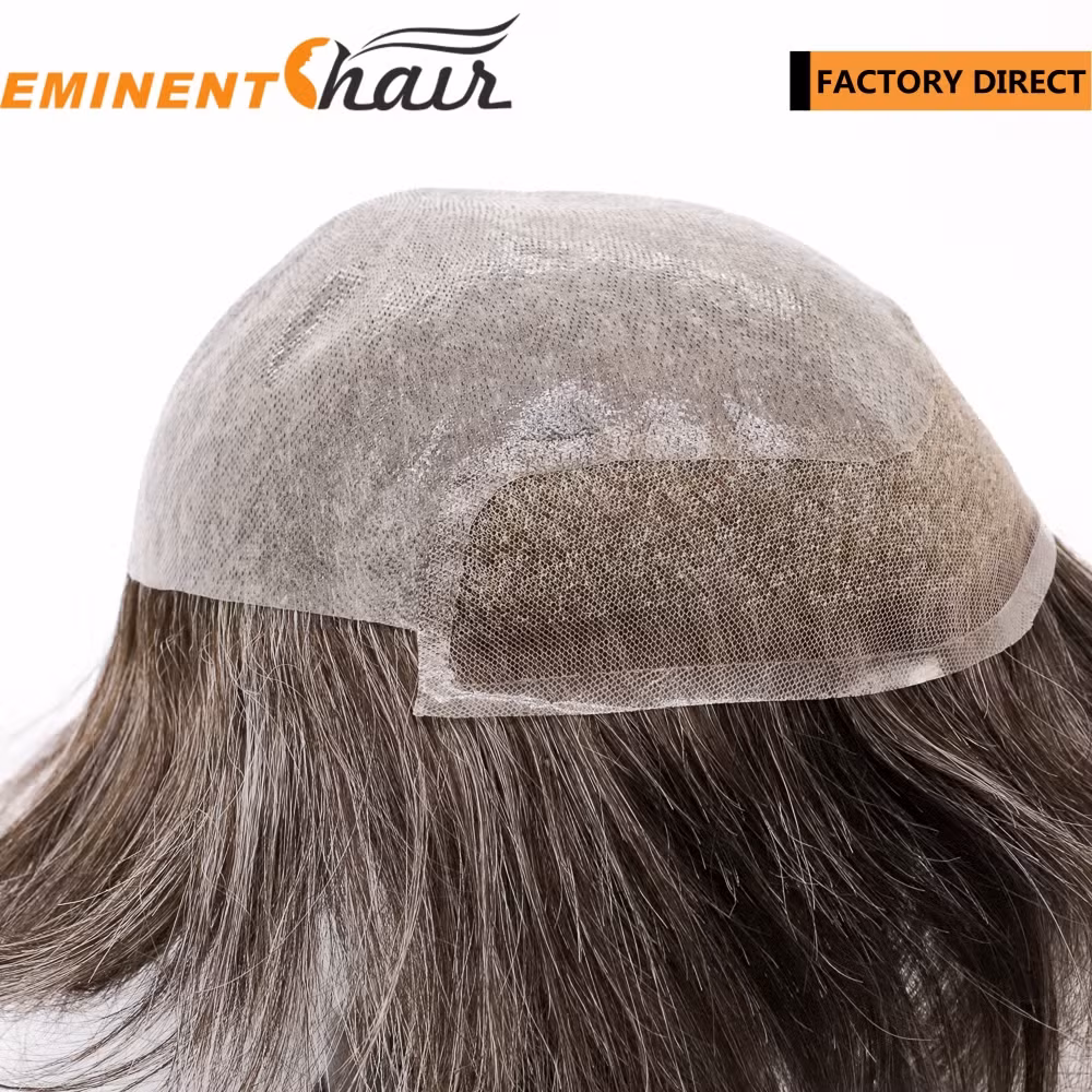 Nhà máy cung cấp hàng tồn kho tóc giả da dành cho quý ông hình ảnh 13-description