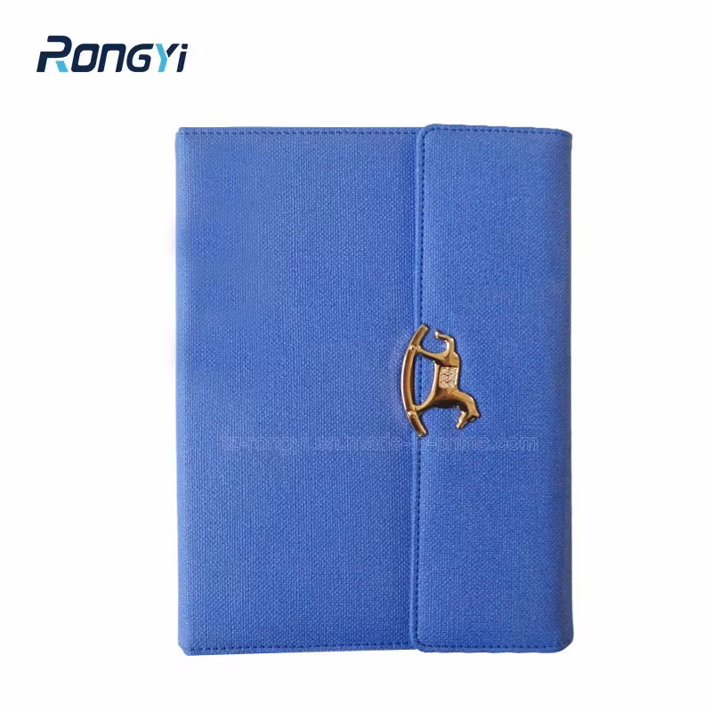 Sổ tay in bìa mút PU có khóa đóng nút hình ảnh 13-description