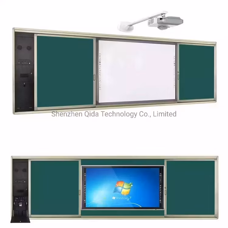 Màn hình LCD cảm ứng hồng ngoại 75inch dành cho giáo dục, bảng tương tác thông minh tích hợp máy tính hình ảnh 13-description