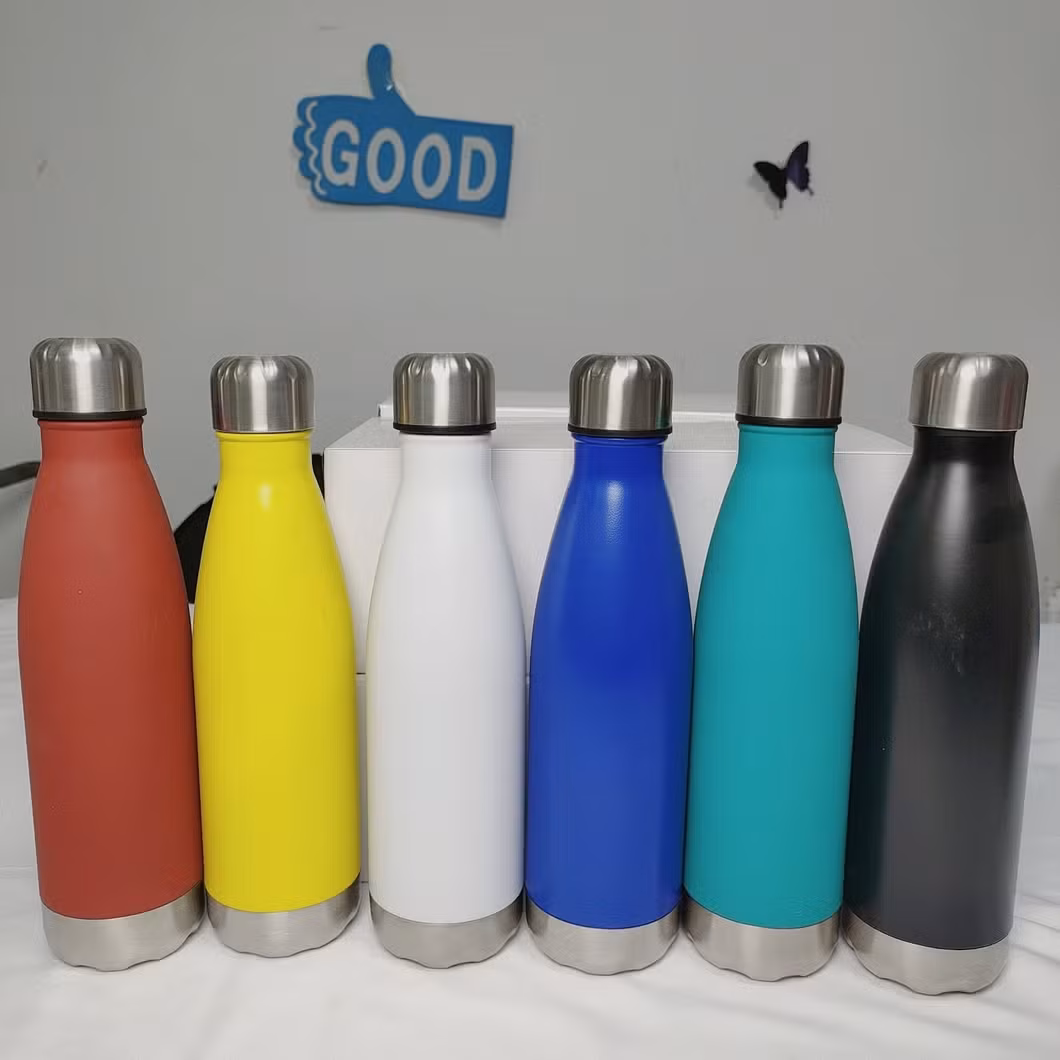 Bình giữ nhiệt hai lớp logo tùy chỉnh 500ml 750ml cách nhiệt, hình dạng cola thép không gỉ hình ảnh 13-description