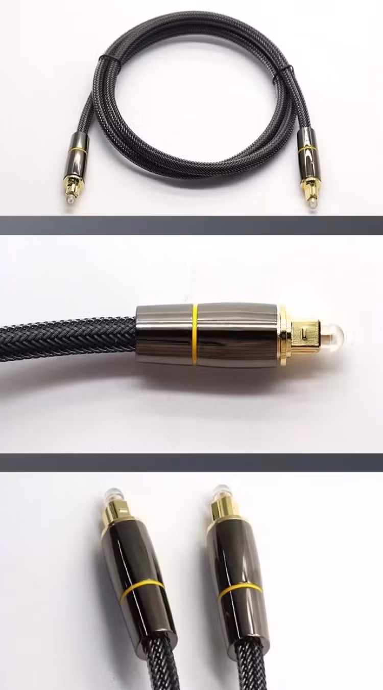 Cáp âm thanh Toslink Cool Design HQ, thời trang với vỏ bọc lưới nylon chất lượng cao hình ảnh 14-description