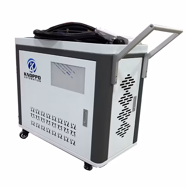 Thiết bị lái sạch laser sợi quang 200W cho việc loại bỏ sơn, gỉ sét trên thép - Nguồn laser Raycus hình ảnh 14-description