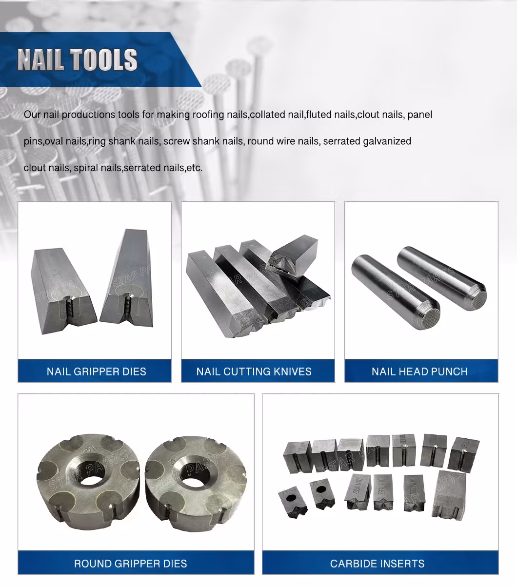 Dụng cụ cắt tùy chỉnh sử dụng vật liệu tungsten carbide cho đinh thép hình ảnh 14-description