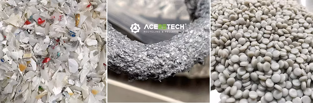 Thiết bị sản xuất tái chế chai nhựa của Aceretech - không sử dụng lưới hình ảnh 14-description