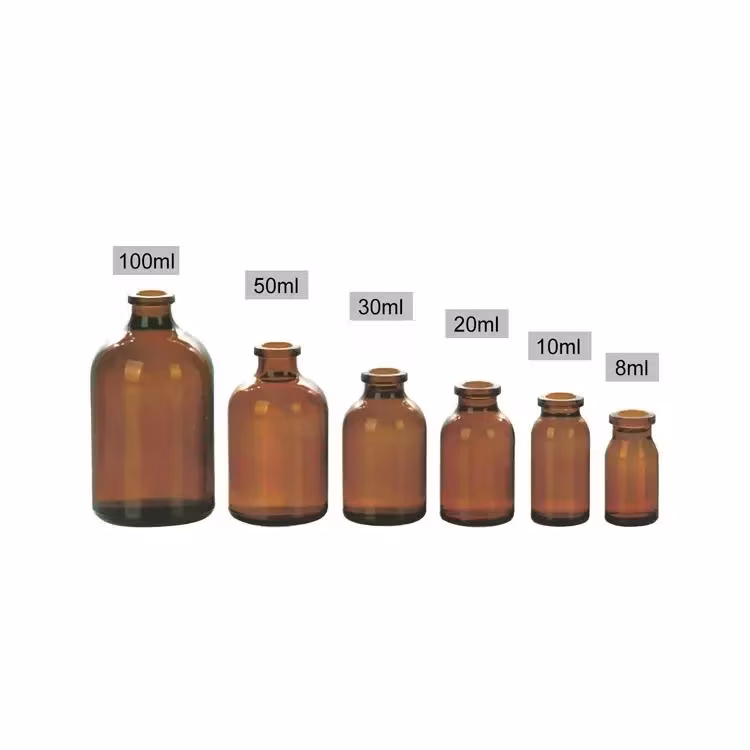 Dược phẩm 50ml trong chai thủy tinh có nắp, có sẵn 10ml, 20ml, 30ml, 100ml hình ảnh 14-description