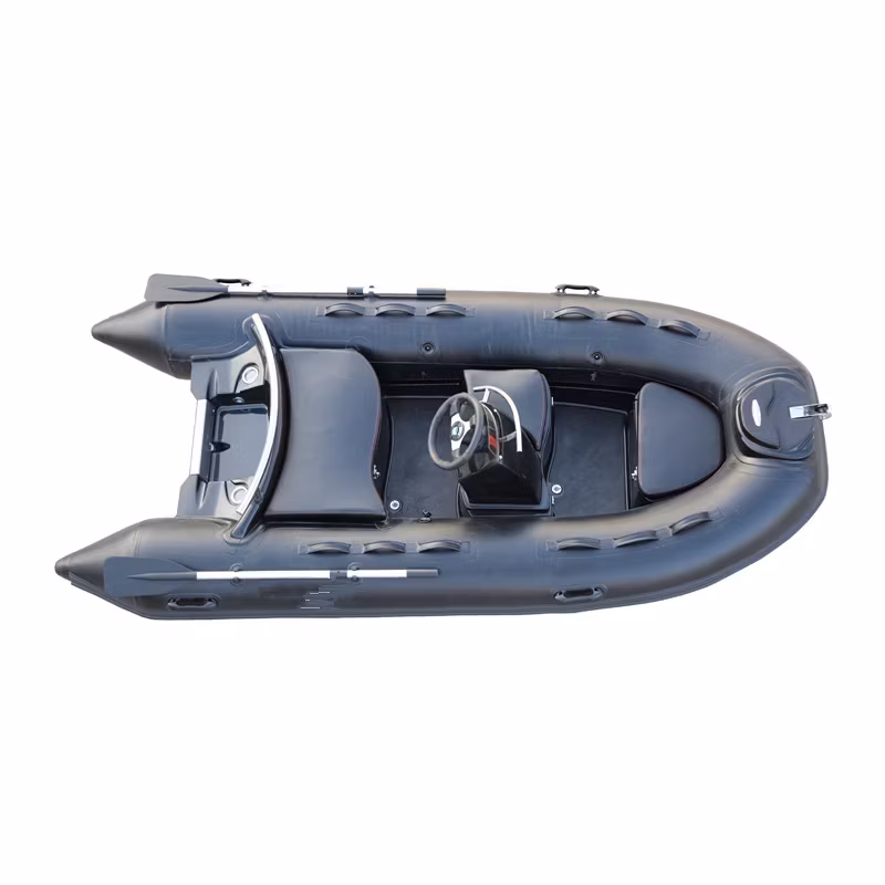 Thuyền cao cấp 11FT: Thiết kế vỏ fiberglass Hypalon PVC inflatable Rib chất lượng hình ảnh 14-description