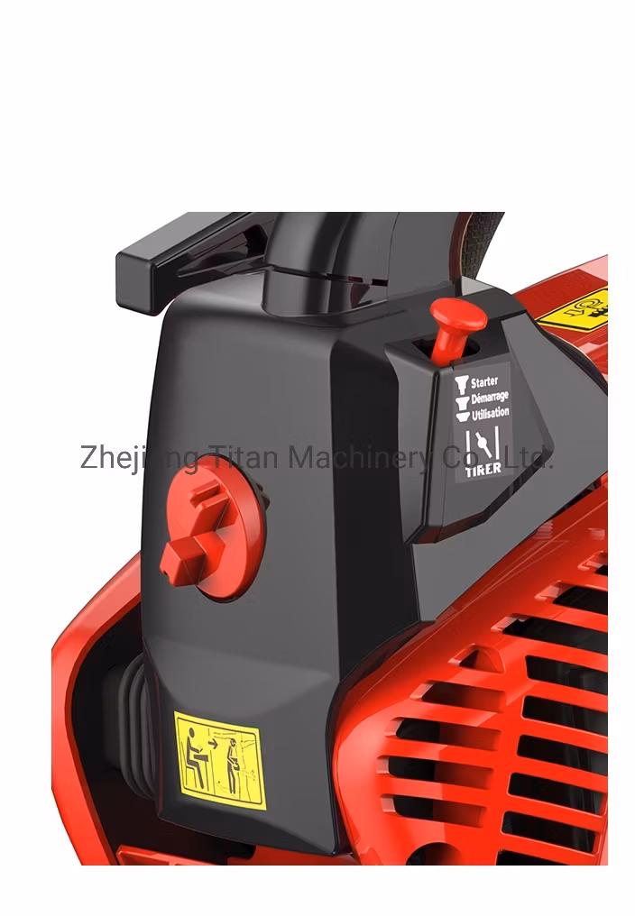 Cưa xích gas mini 10 inch mạnh mẽ với dung tích 25.4cc hình ảnh 14-description