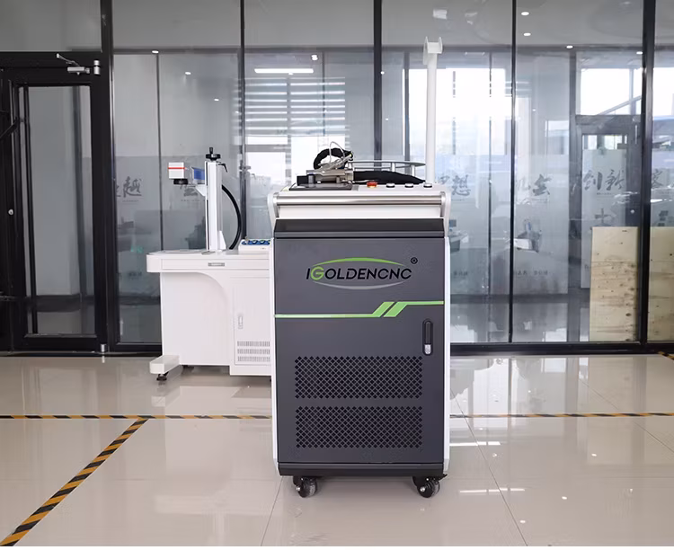 Máy làm sạch bằng laser sợi Raycus 300W và 200W/Jpt 1000W cùng 1500W - Thiết bị phục hồi kim loại không cần hóa chất từ nhà sản xuất hình ảnh 14-description
