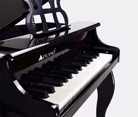 Đàn piano màu trắng dành cho bé, sản phẩm chơi đồ chơi âm nhạc hình ảnh 14-description