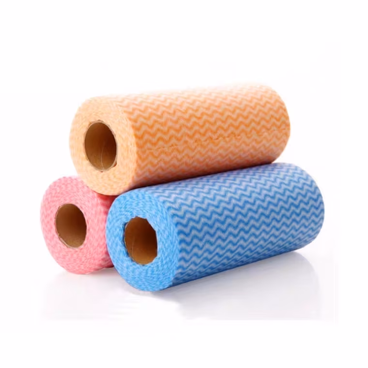 Vật liệu không dệt chọc kim cho khăn lau vệ sinh với thiết kế điểm nhấn hình ảnh 14-description
