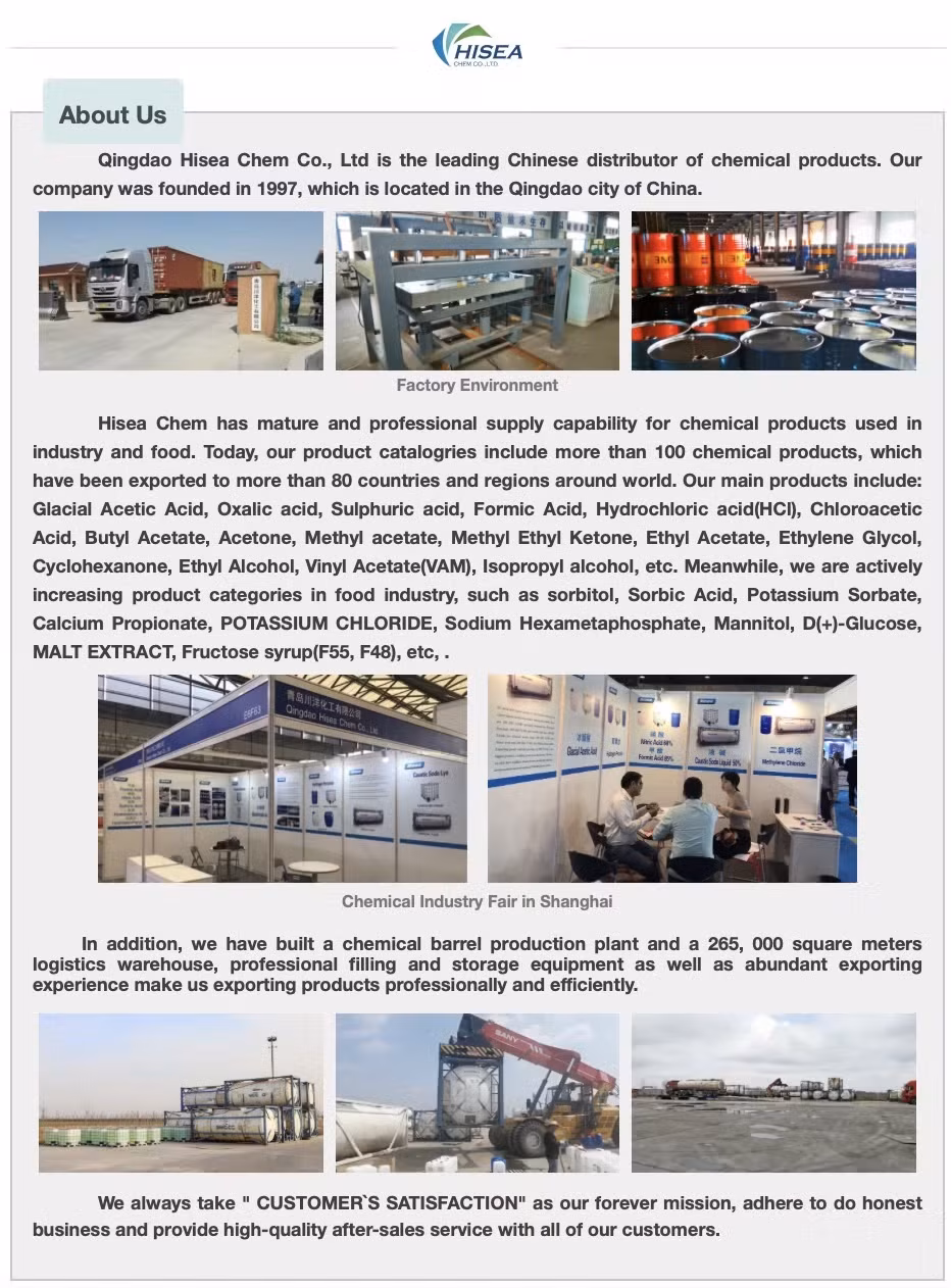 Axit Propionic Trong Suốt, Không Màu C3h6o2 Trung Quốc CAS No. 79-09-4 - Sản Phẩm Được Ưa Chuộng Tại Nhà Máy hình ảnh 14-description