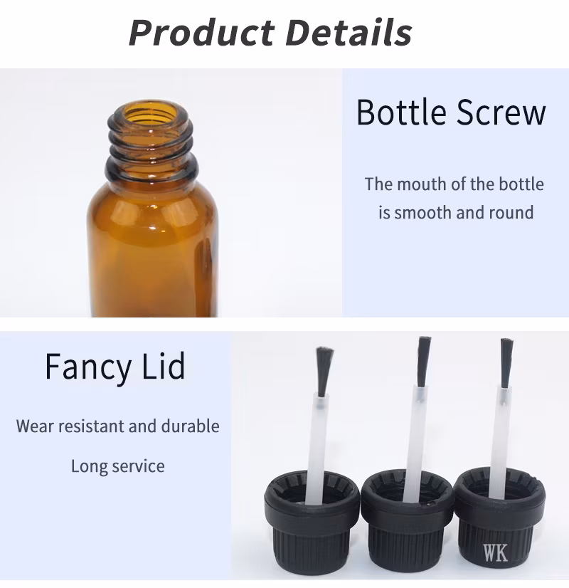 15ml Hộp ngâm móng acrylic – Sản phẩm tẩy sơn móng tay với cọ hình ảnh 14-description