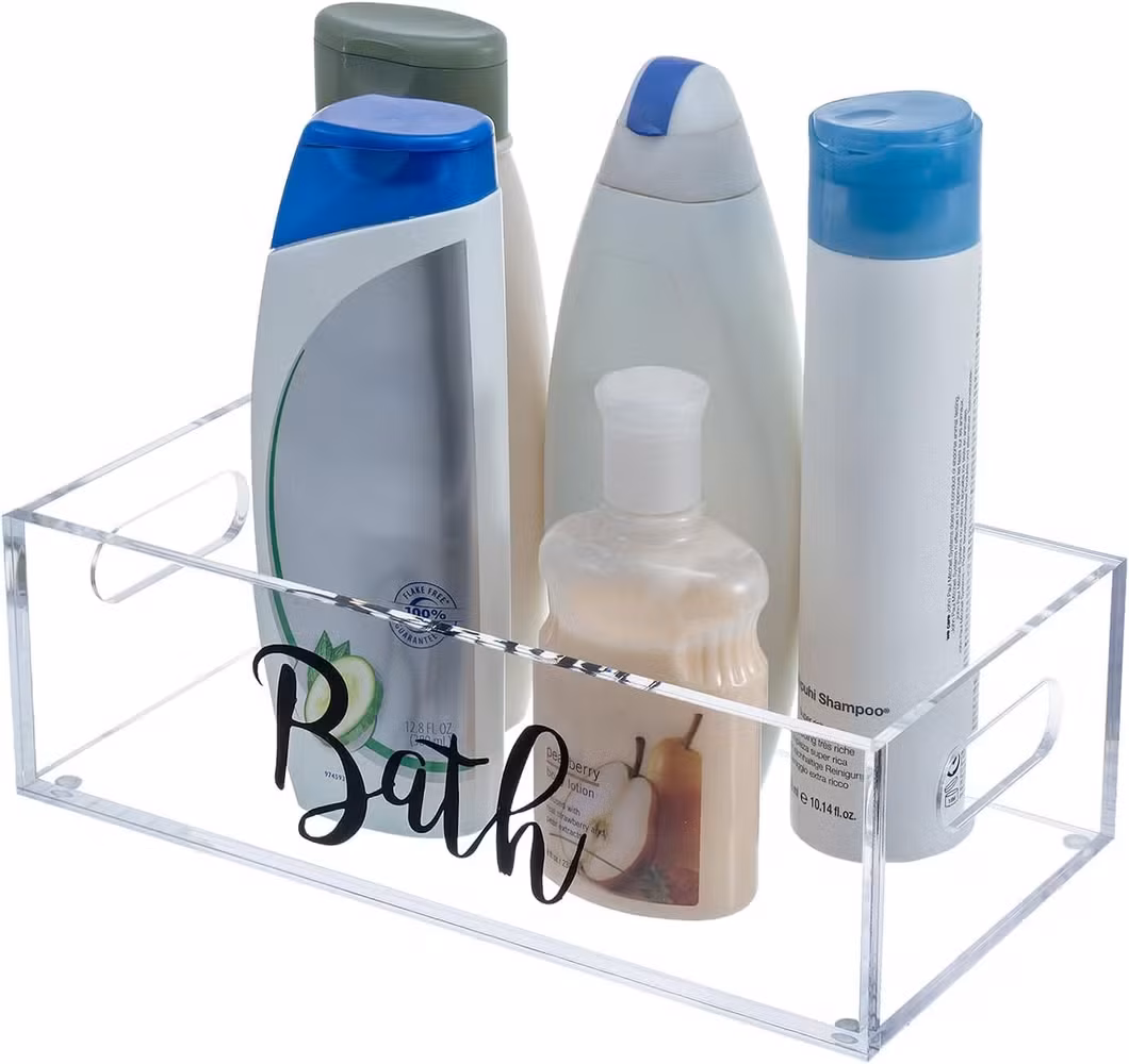 Khay đựng dụng cụ phòng tắm và đồ dùng nhà hàng bằng chất liệu Acrylic hình ảnh 14-description